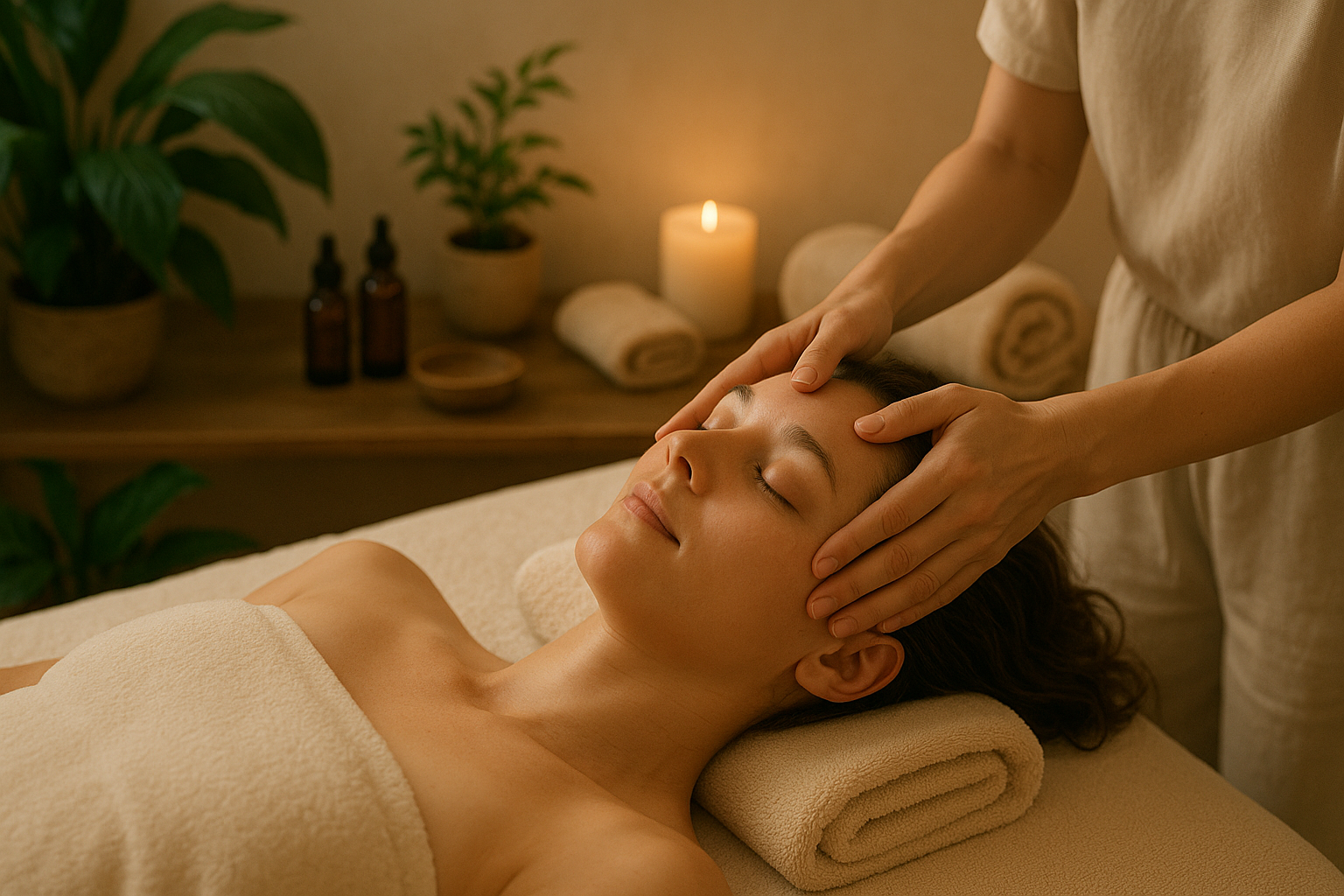 massage visage et crâne